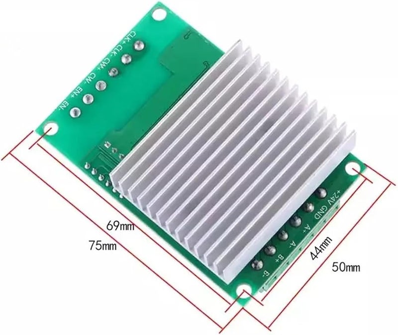 لوحة تحكم سائق محرك السائر TB6560 9V 36V 3A مع حماية من الحرارة الزائدة وتيار زائد 2 قطعة TB6560 - Image 4